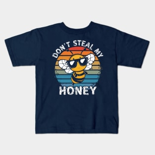 Funny bee tees Kids T-Shirt